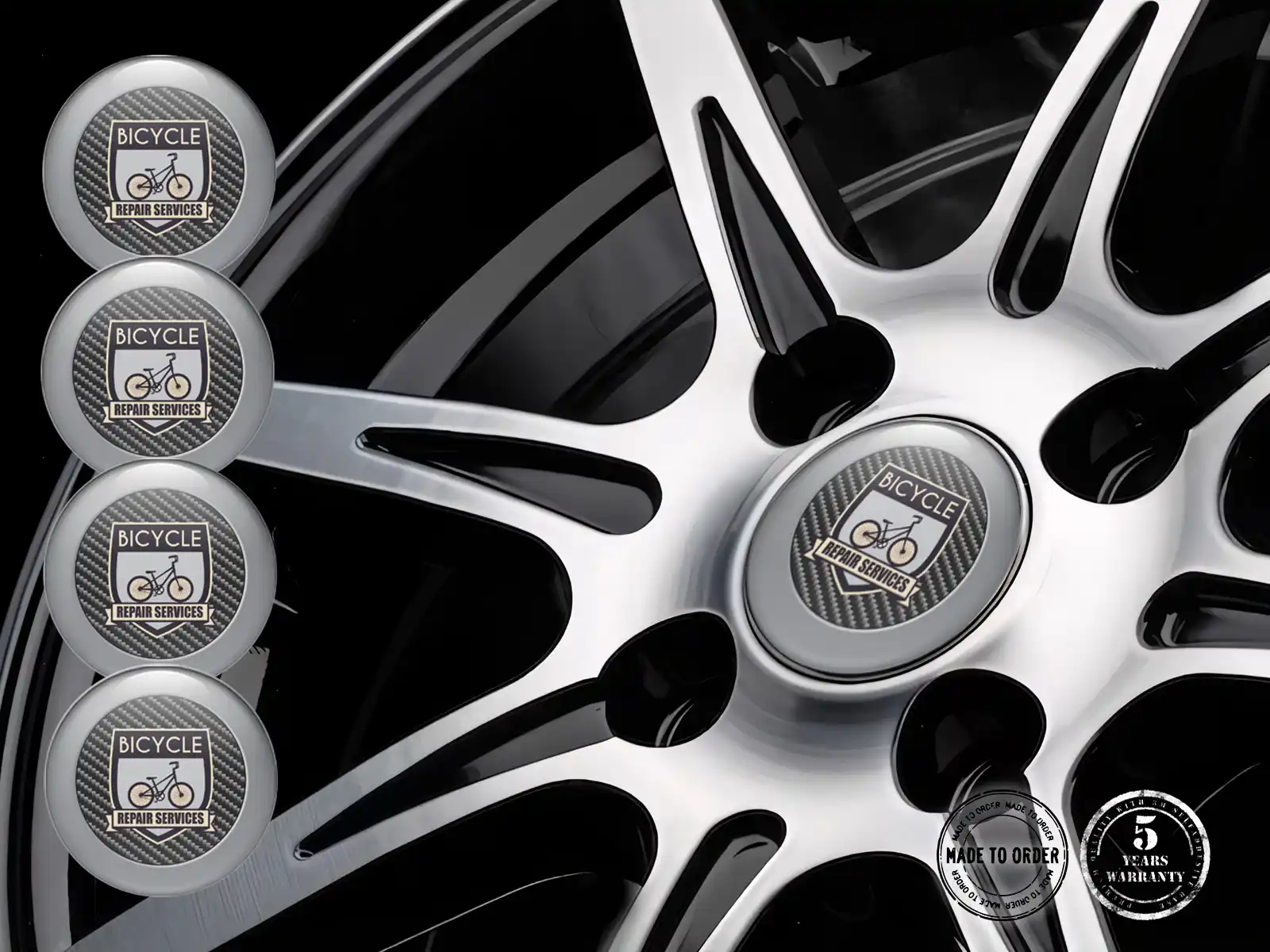 Car Rim Decal Premium Quantum Racing Core